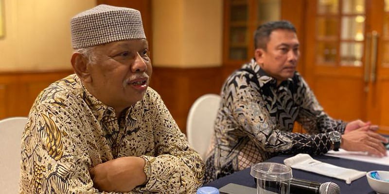 Ketua Dewan Pers Periode 2022-2025 Prof. Azyumardi Azra dan Wakil Ketua M. Agung Dharmajaya/Ist