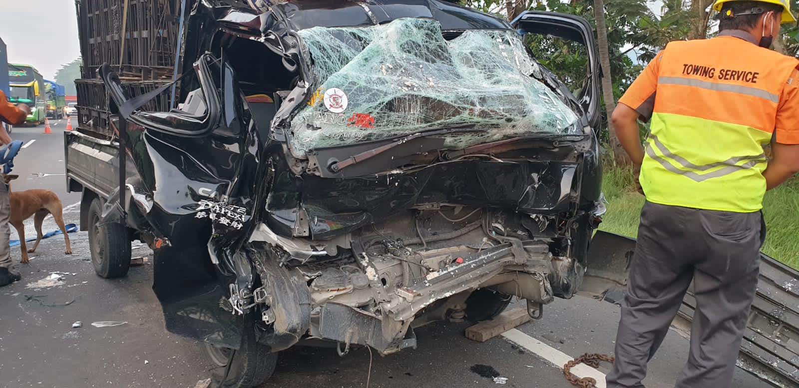 Kecelakaan lalu lintas di Tol Tangerang-Merak/HEN