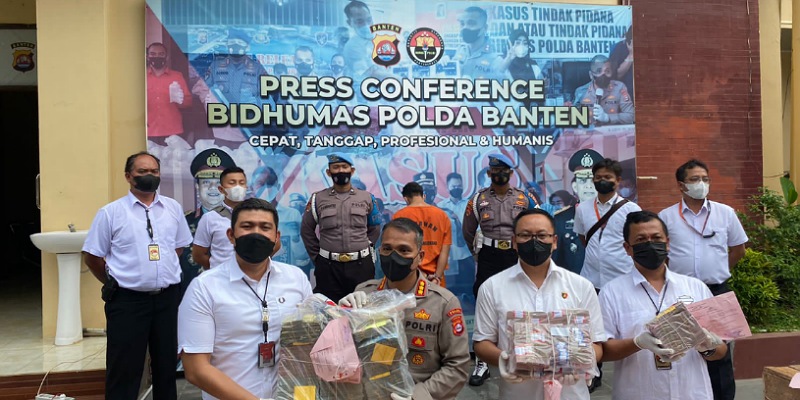 Ungkap kasus sabu di Mapolda Banten/HEN
