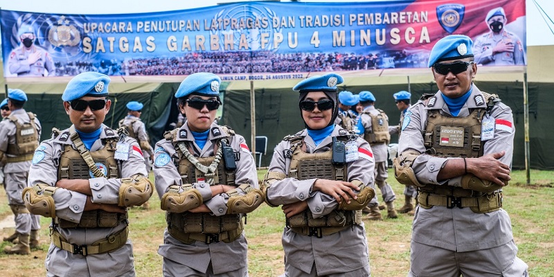 Empat personel dari Polda Banten akan mengikuti misi perdamaian PBB di Afrika Tengah/Repro