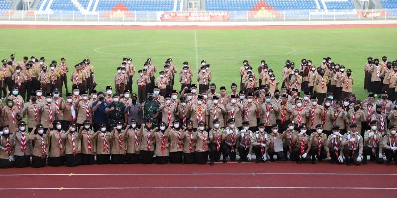 Apel Besar HUT Pramuka ke-61 di Stadion Benteng Reborn, Minggu sore, (14/8)/Repro
