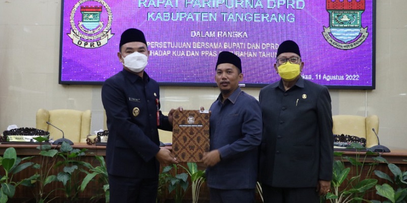 Persetujuan KUPA Dan PPAS Kabupaten Tangerang APBD 2022/Repro