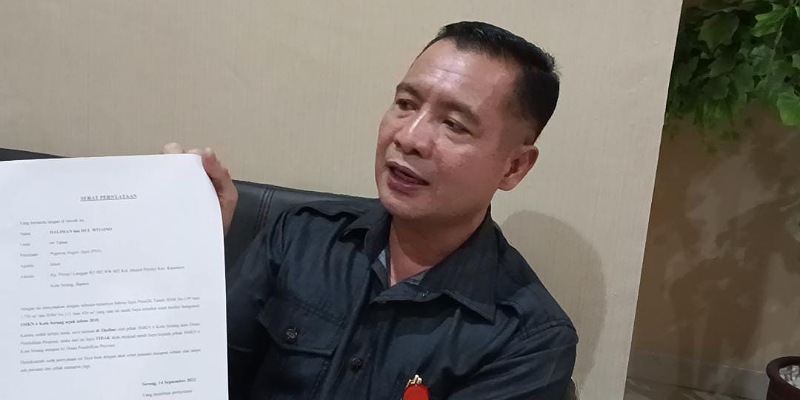Surat somasi ke SMKN 6 Kota Serang untung penyelesaian sengketa tanah/HDR