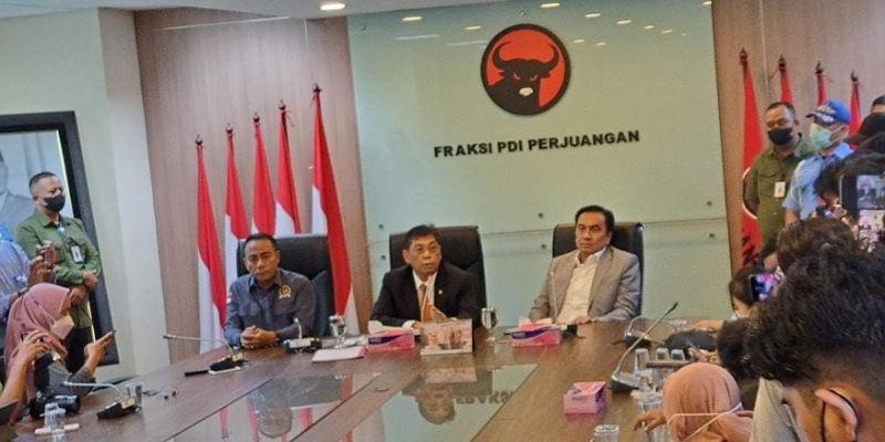 Anggota DPR RI Fraksi PDIP memohon maaf atas ucapan gerombolan saat RDP dengan TNI/Repro