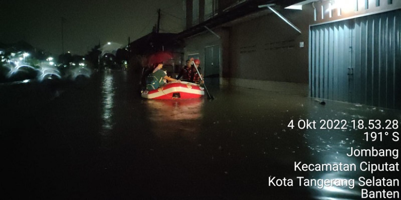 Banjir di Tangerang Selatan/BNPB