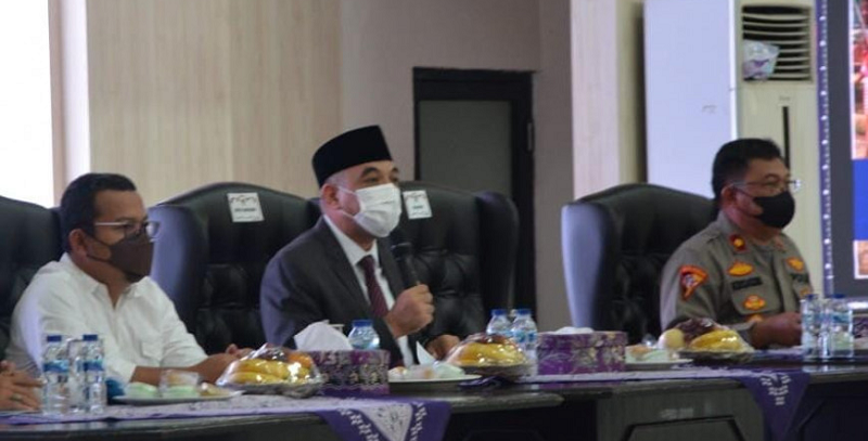 Bupati Tangerang Ahmed Zaki Iskandar memeinta OPD all out persiapkan event internasional PNLG Forum 2022/Repro