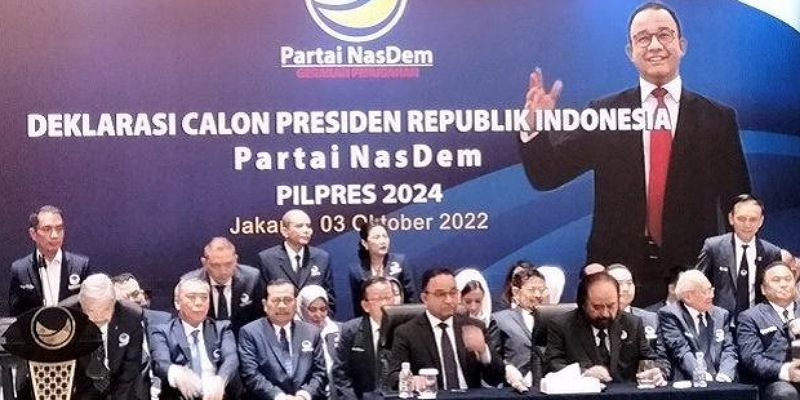 Gubernur DKI Jakarta Anies Baswedan resmi menjadi Capres Nasdem 2024/Repro