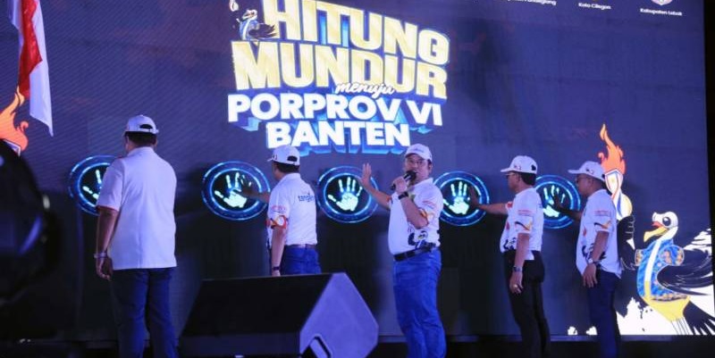 Walikota Tangerang H. Arief R Wismansyah dalam acara hitung mundur Poprov VI BAnten/Repro