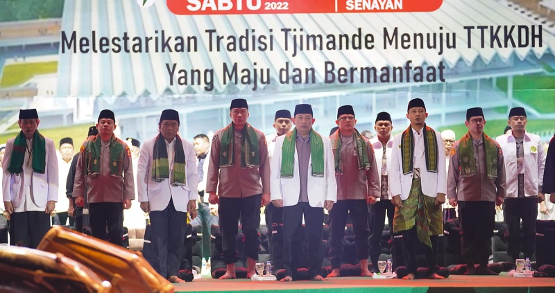Kapolri Jenderal Listyo Sigit Prabowo saat menghadiri kegiatan tradisi keceran/Ist