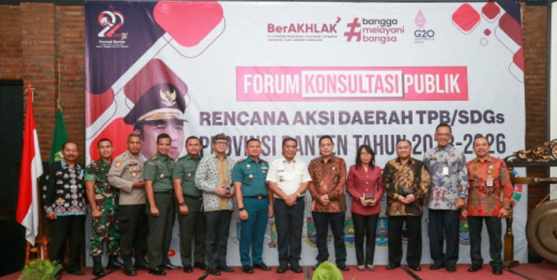 Forum Konsultasi Publik Rencana Aksi Daerah TPB/SDGs Provinsi Banten Tahun 2023-2026/Repro