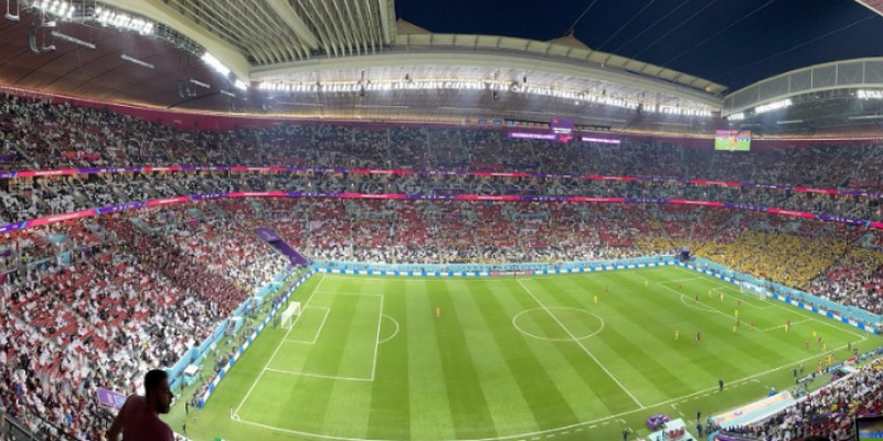 Penyelenggaraan Piala Dunia 2022 Qatar. (Foto/Twitter/@HenryBushnell)