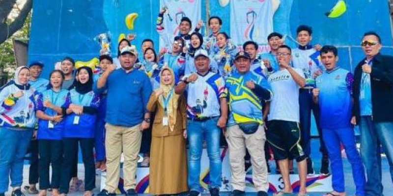 Cabor Panjat Tebing Kota Tangerang sumbang medali terbanyak di Porprov Banten/Repro