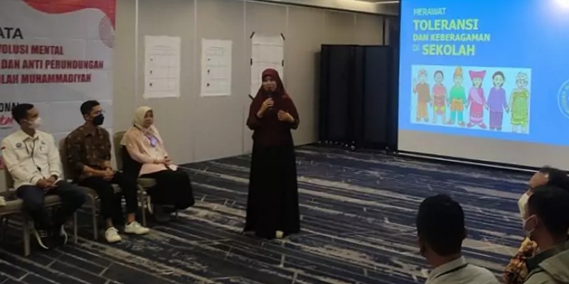 Pelatihan anti perundungan di dunia pendidikan kerjasama Kemenko PMK dan Muhammadiyah/Repro