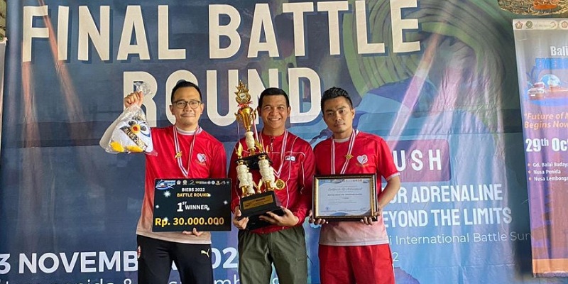 Kontingen RSUD Tangerang menjadi juara 1 ajang Bali International Emergency Battle Summit (BIEBS)/Repro