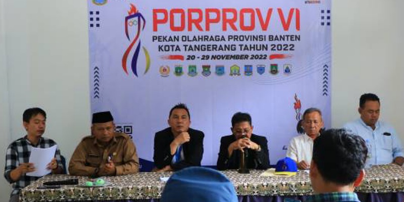 Konferensi pers gelaran Porprov Banten/Repro