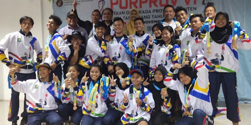 Atlet-atlet panjat tebing Kota Tangerang memborong 24 medali emas dari 28 medali yang diperebutkan/Repro