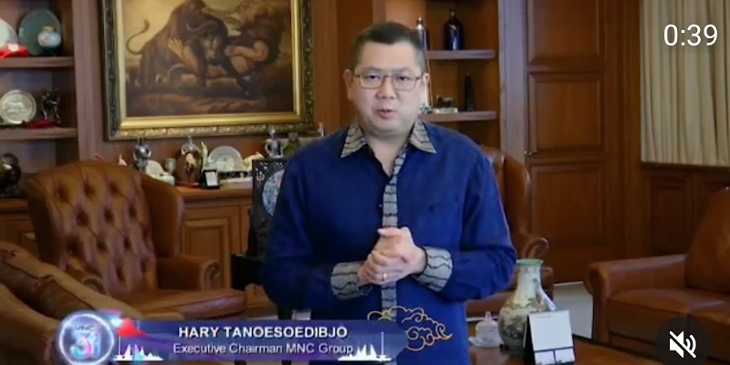 Pemilik MNC TV, Harry Tanoesoedibjo/Tangkapan Layar