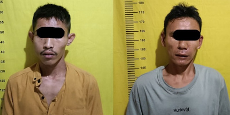 Dua tersangka curanmor bersenpi ditangkap polisi dari Polres Metro Tangerang Kota dibantu warga/Repro