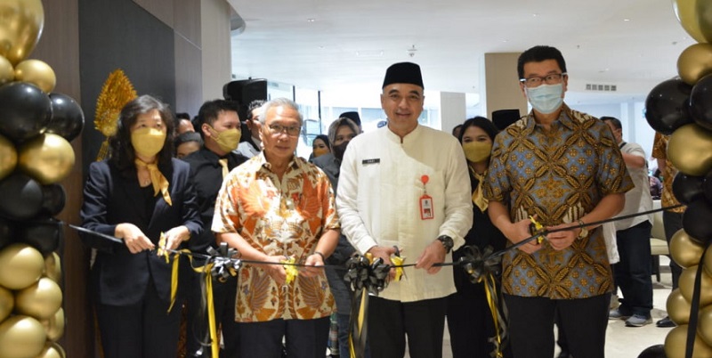 Bupati Tangerang Ahmed Zaki Iskandar saat Soft opening RS Ciputra extension/Repro