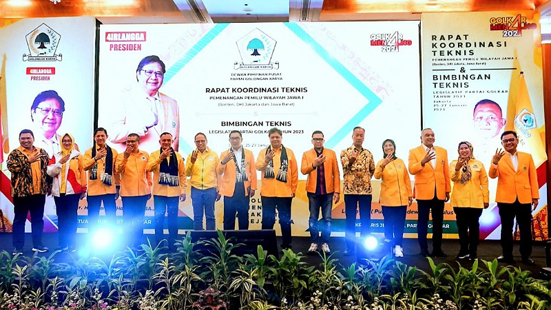 Rapat Koordinasi Teknis dan Bimtek Wilayah Jawa 1 (Banten, DKI Jakarta & Jawa Barat) menjelang Pemilu 2024 di Hotel Redtop, Jakarta,(25/1)/Repro