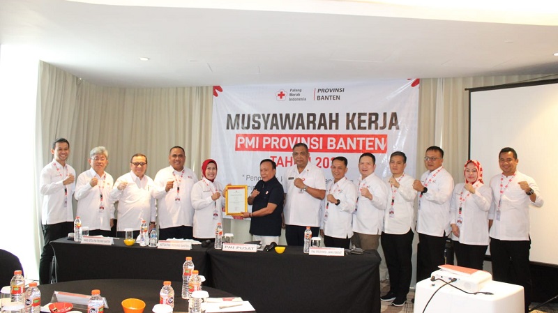 Musyawarah kerja (Muker) PMI Banten tahun 2023/Repro