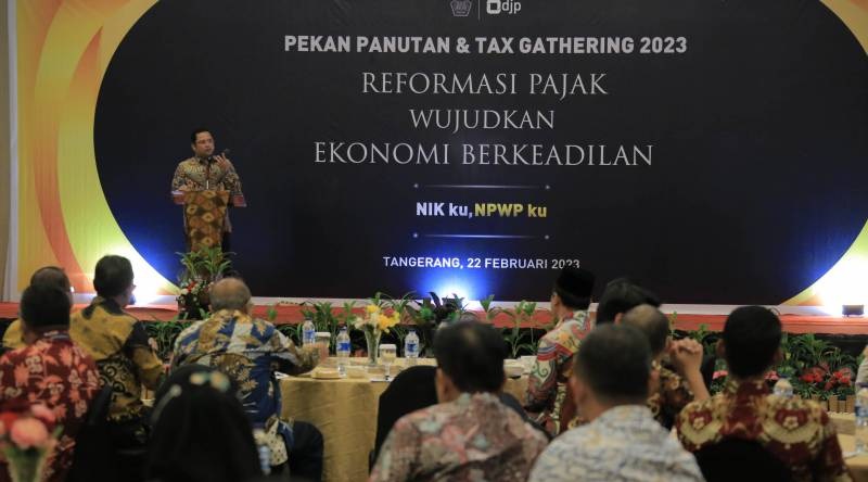 Walikota Tangerang, Arief R. Wismansyah di acara Pekan Panutan Pajak & Tax Gathering/Repro