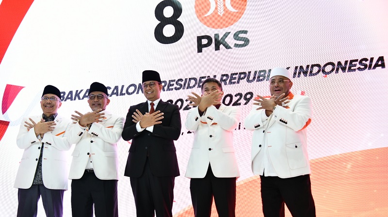 PKS resmi mengusung Anies Baswedan sebagai bakal Capres di Pemilu 2024/Dok. PKS