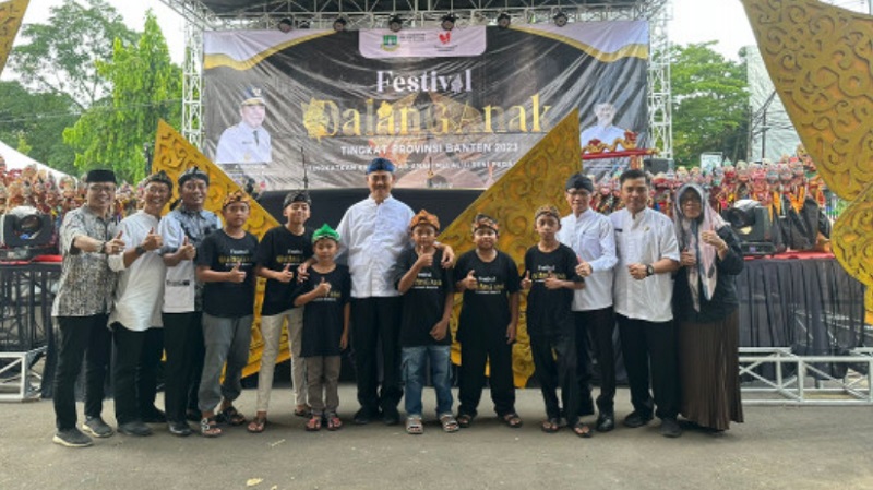 Festival Dalang Anak Tingkat Provinsi Banten Tahun 2023.(Foto: Dok.  Dindikbud Provinsi Banten)