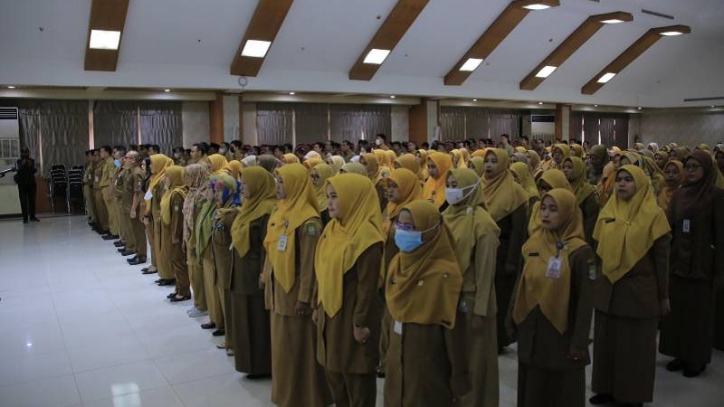 Sebanyak 222 tenaga fungsional dilantik Walikota Tangerang Arief Wismanyah. (Foto: Dok Pemkot)