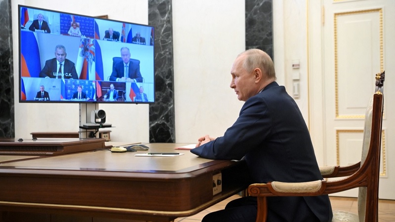 Presiden Rusia Vladimir Putin -