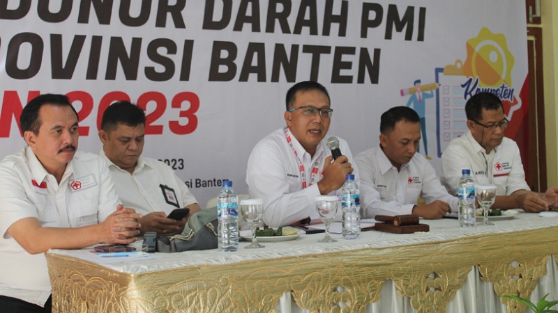 PMI Banten menggelar sertifikasi pegawai Markas PMI dan unit donor darah (UDD). (Foto: Amr)
