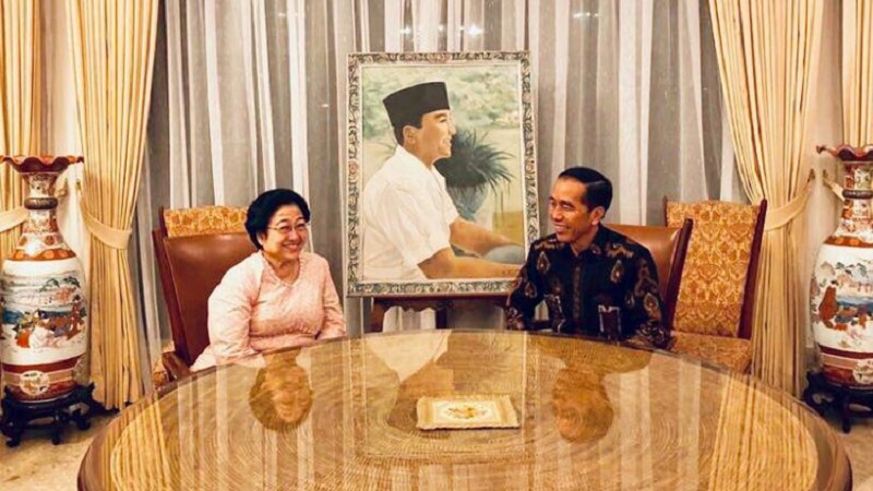 Presiden Joko Widodo bertemu Ketua Umum PDI-P di Istana Batu Tulis, Bogor, Selasa (12/6/2018). (Foto: Net)