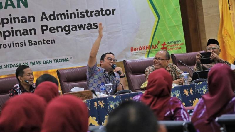 Walikota Tangerang meneriman kunjungan peserta Studi Lapangan (Stula) Provinsi Banten. (Foto: Dok Pemkot)