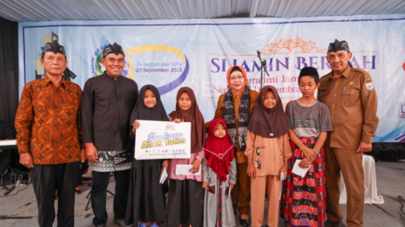 Pj Sekda Banten Virgojanti di acara HUT ke-9 BUMD Jamkrida. (Foto: Dok Pemprov)
