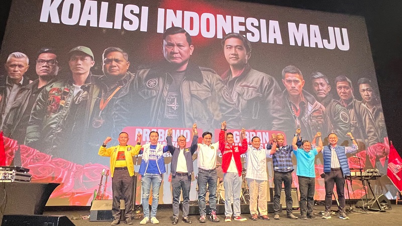 Koalisi Indonesia Maju (KIM), pagi ini (Rabu, 24/11) mendaftarkan Prabowo - Gibran ke KPU RI sebagai Capres dan Cawapres. (Foto: @psi_id)