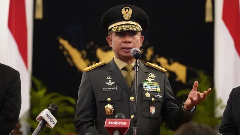 Kepala Staf Angkatan Darat (KSAD) Jenderal Agus Subiyanto resmi menjadi Panglima TNI setelah melalui peresetujuan DPR RI. (Foto: Repro).