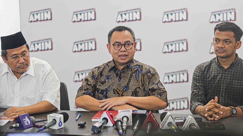 Co. Captain Timnas AMIN, Sudirman Said buka-bukan sumber dana pasangan Anies-Muhaimin. (Foto: Merdeka.com)