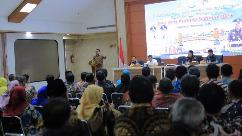 Walikota Tangerang Arief R Wismanysah di acara peringatan Harkodia tahun 2023. (Foto: Dok Pemkot)