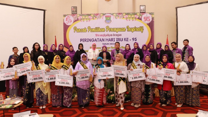 Para juara Perempuan Inspiratif di Kabupaten Tangerang tahun2023. (Foto: Dok Pemkab)