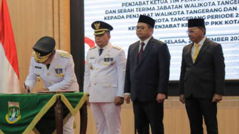 Pelantikan serta sertijab Pj Walikota Tangerang