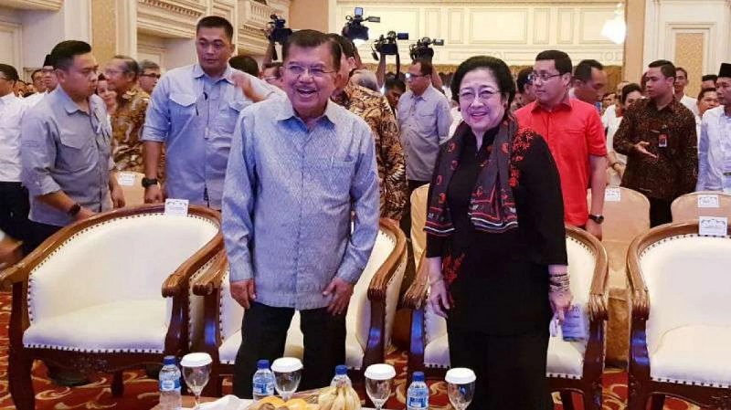 Mantan Wapres Jusuf Kalla menegaskan rencana pertemuan dengan Ketum PDIP tidak bawa embel-embel Golkar. (Foto: Repro)