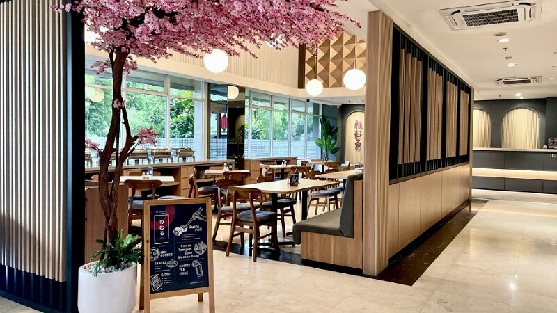 Nuansa Jepang yang ada di Nemuru Hotels dan Temukasu Resto&Cafe yang wajib dicoba. Foto:Repro