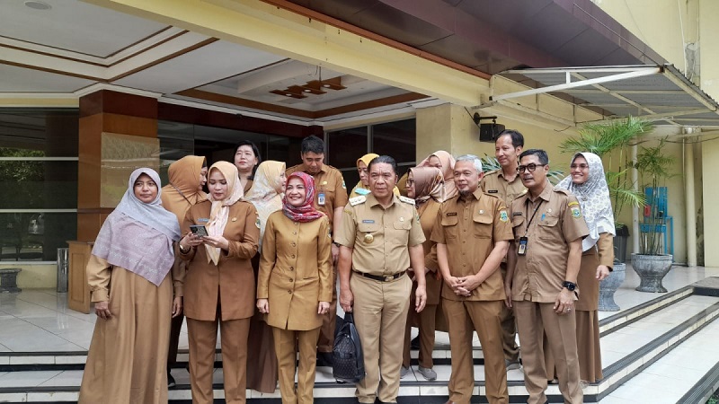 Pj Gubernur Banten Al Muktabar memantau persiapan Musrembang RKPD Provinisi Banten. (Foto: Repro)