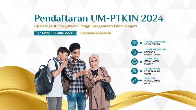 Pendaftaran UM PTKIN 2024. (Foto: Dok Kemenag)