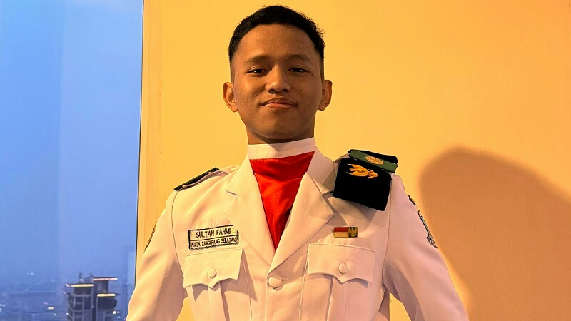 Sultan Fahmi kelas XI siswa MA soebono Mantofani. Foto: Repro